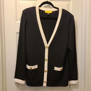 ST. JOHN Vintage Knit Cardigan Size Large